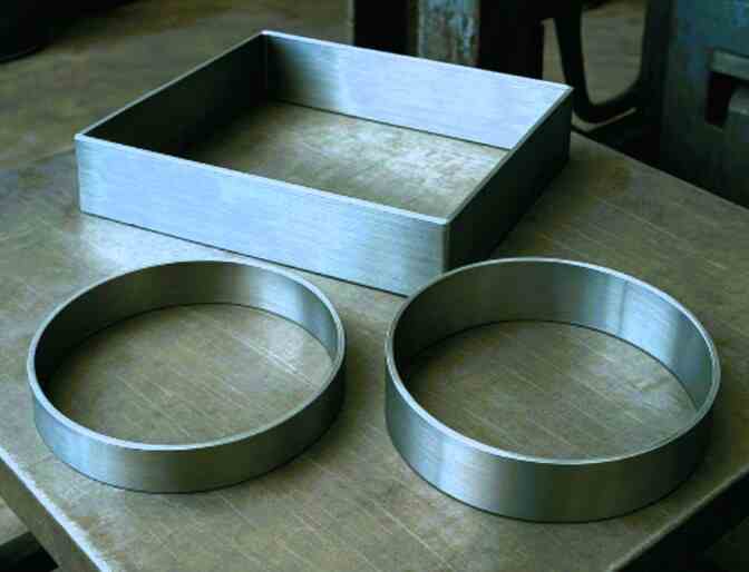 Custom square and round industrial rings Customised stainless steel industrial rings
