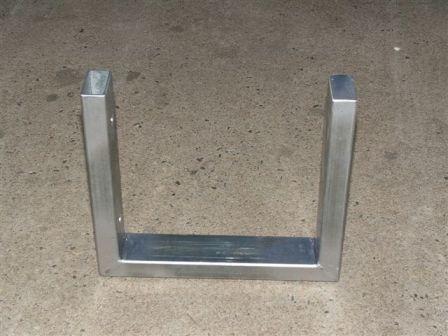 Metal U bracket Custom fabricated metal U bracket
