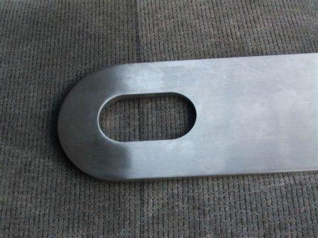 316 SS laser cut plate Custom stainless steel plate