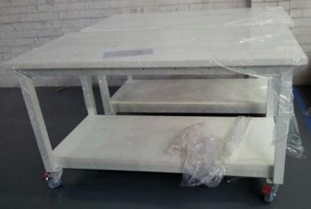 Powder coated automation trolleys Made to order powder coated automation trolleys