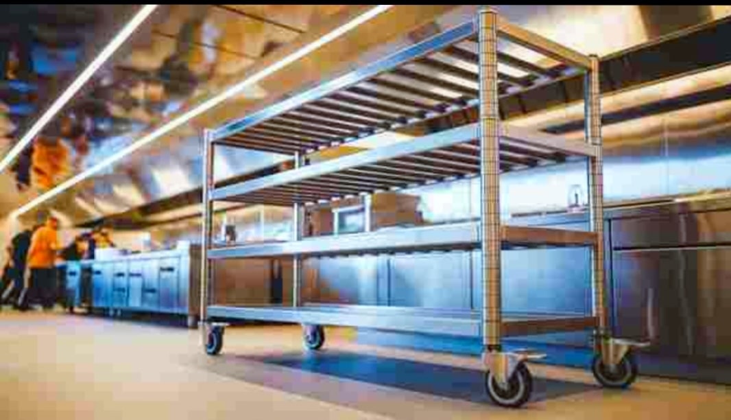 custom industrial warehouse trolley in 316 stainless steel, Sydney, NSW, Australia