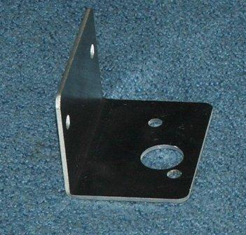 Custom fabricated aluminium bracket