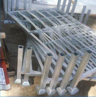 Pallet racks, made to customer specifications