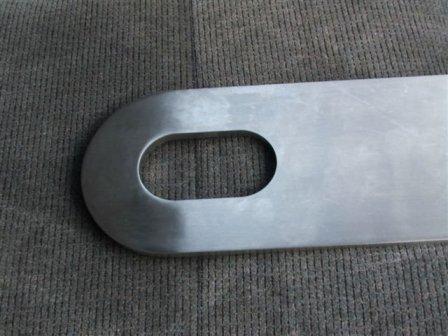 Custom stainless steel plate, made to your specifications