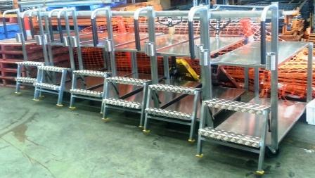 Custom made to order picking trolley