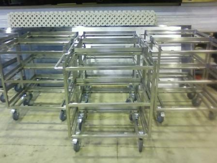 Custom fabricated, made to order medical trolleys