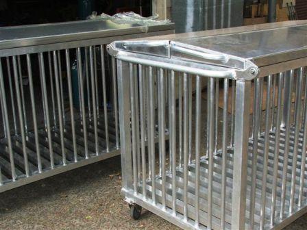 Custom manufactured helipad trolleys