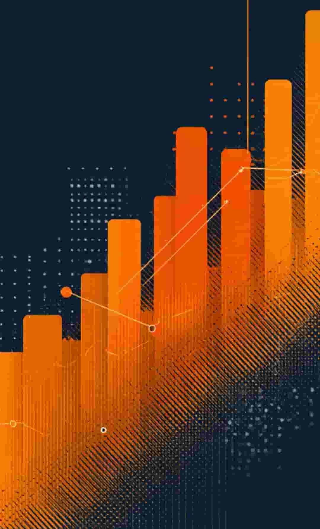 Graph showing improvements in operational efficiency after process optimisation in a business environment