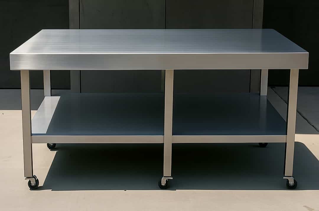 Stainless bench for Sydney food manufaturer